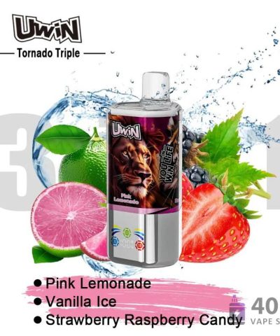 Vista alternativa dell'Uwin Tornado Triple 60K Disposable Vape - Triple Flavors, 60,000 Puffs