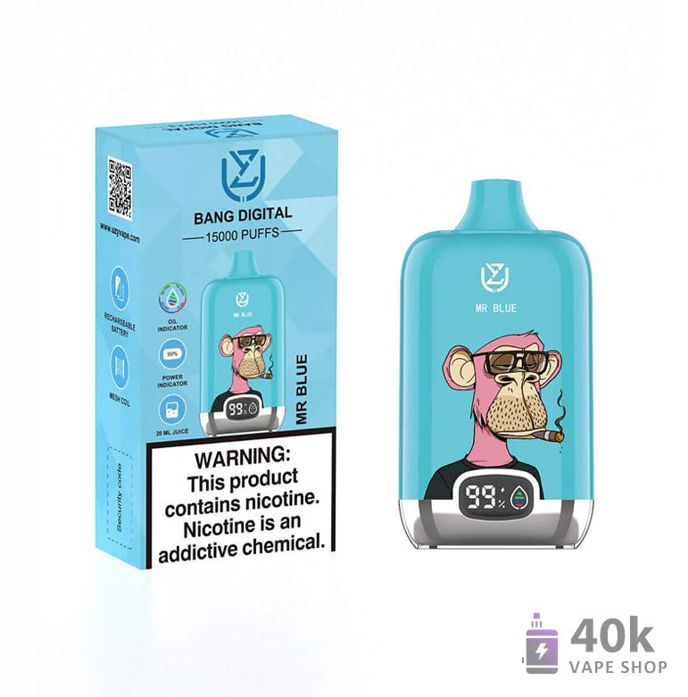 UZY Bang Digital 15000 Puffs Disposable Vape: 20ml E-Liquid, Rechargeable - Bild 2