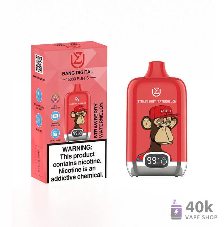 UZY Bang Digital 15000 Puffs Disposable Vape: 20ml E-Liquid, Rechargeable - Bild 6