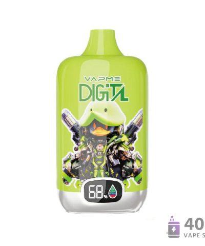 Az Vapme Digital 12000 Disposable Vape - 20mL 12K Puffs, Rechargeable Mesh Coil alternatív nézete