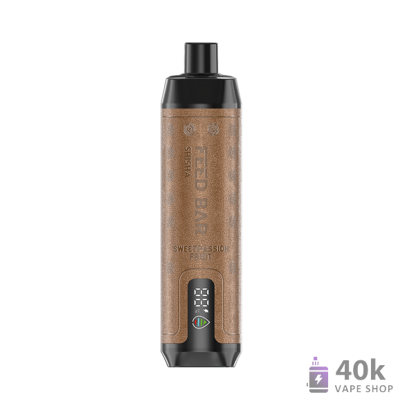 Vapsolo Feed Bar 15000 Disposable Vape - Rechargeable Leather Shisha with Digital Display - Immagine 3