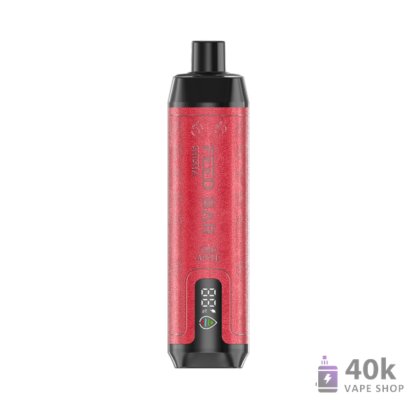 Vapsolo Feed Bar 15000 Disposable Vape - Rechargeable Leather Shisha with Digital Display - Immagine 2