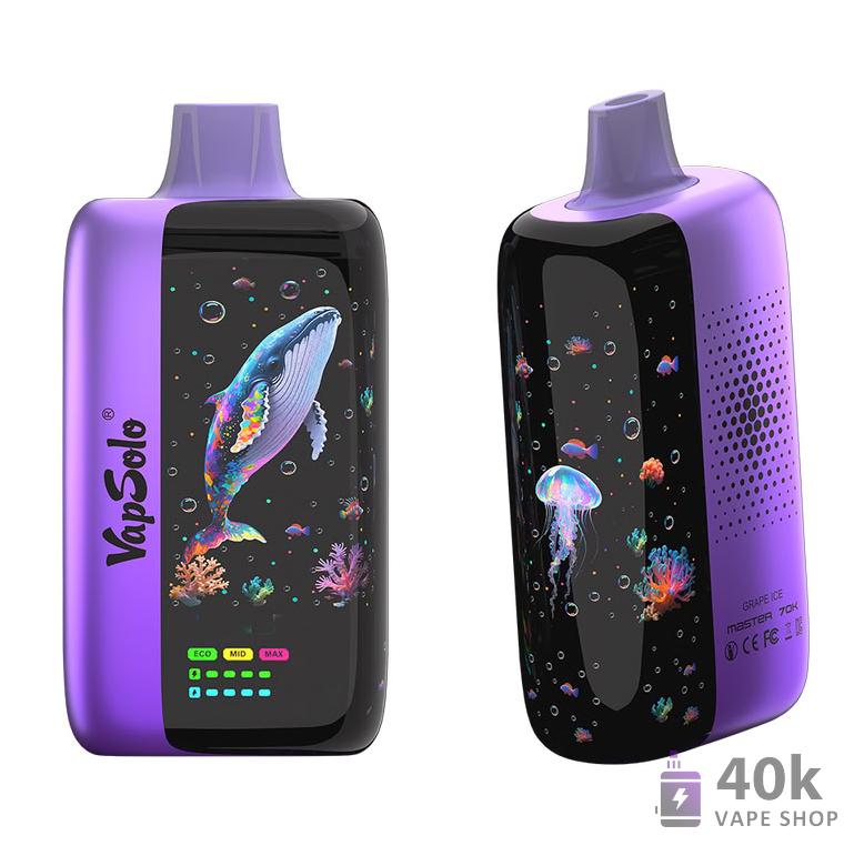 Vapsolo Master 70K Disposable Vape - 70,000 Puffs, Dual Mesh Coil, Rechargeable – Image 5