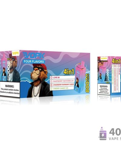 VOPK 80000 Vape jetable : 80K bouffées, 4 modes d'arômes, rechargeable