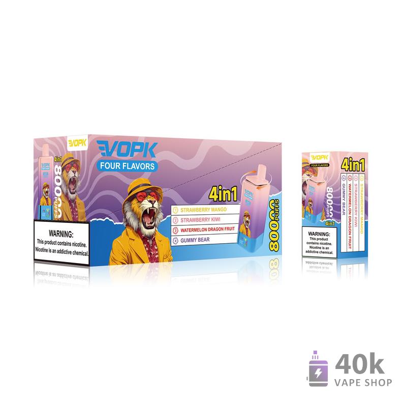 VOPK 80000 Disposable Vape: 80K Puffs, 4 Flavor Modes, Rechargeable – Image 5