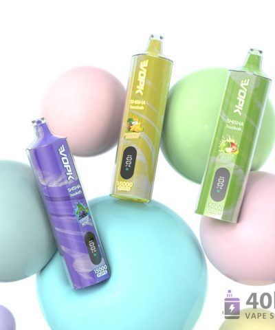 Vue alternative de VOPK Shisha Hookah 15000 Puffs Disposable Vape - DTL Mesh Coil Device