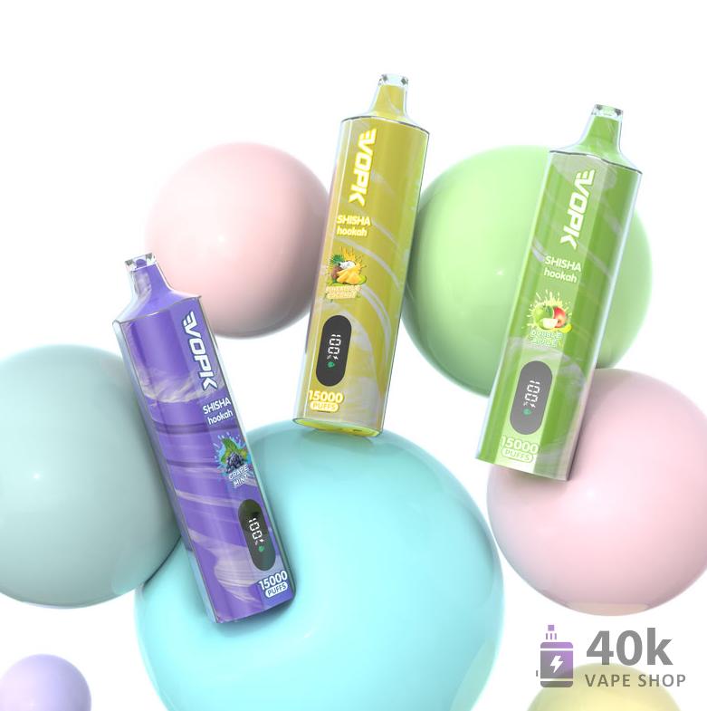 VOPK Shisha Hookah 15000 Puffs Disposable Vape - DTL Mesh Coil Device - Kép 2