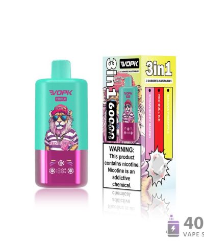 Vue alternative de VOPK Triple 60000 Puffs Disposable Vape - Triple Flavor 2% Nicotine
