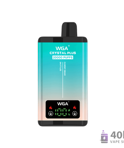 WGA Crystal Plus 20000 Vape jetable - Double arôme 20mL 550mAh Device