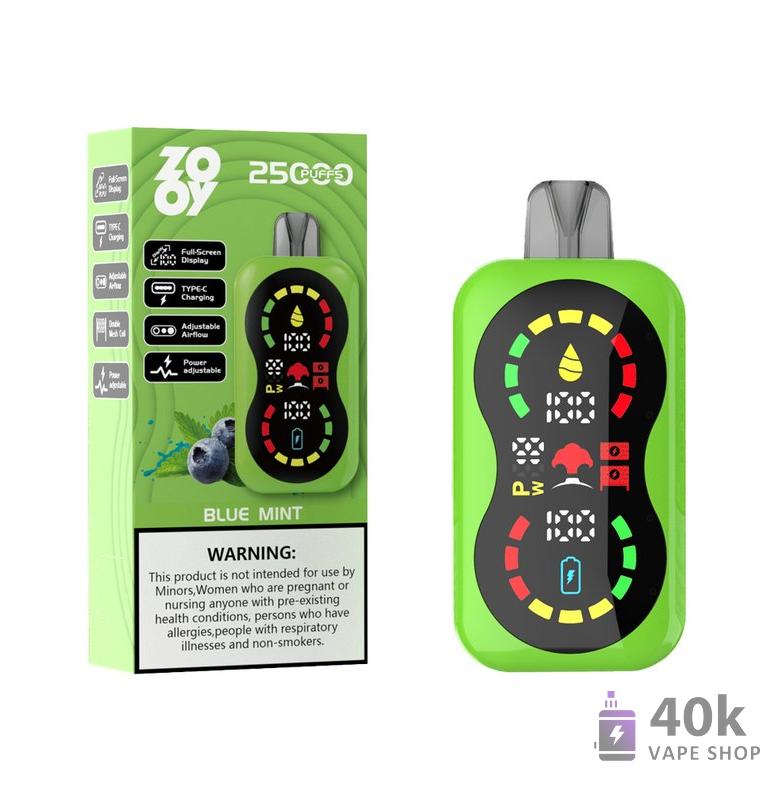 Zooy Blaze 25000 Disposable Vape | 25000 Puffs, Full-Screen Display, Adjustable Airflow - Bild 2