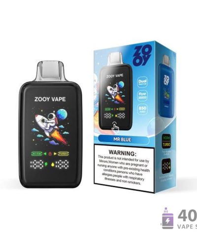 Alternativ vy av ZOOY Flyer 35000 Disposable Vape - 35K Puffs, Rechargeable, Dual Mesh Coil