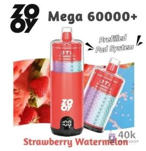 ZOOY MEGA 60000 Kit - 60K Puffs Prefilled Pod System with 1700mAh Battery - Vaizdas 3