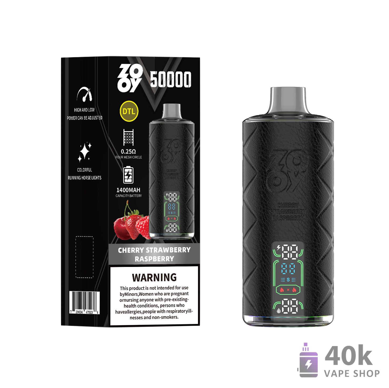Zooy Shisha 50000 Puffs Disposable Vape Rechargable Kit – Image 6