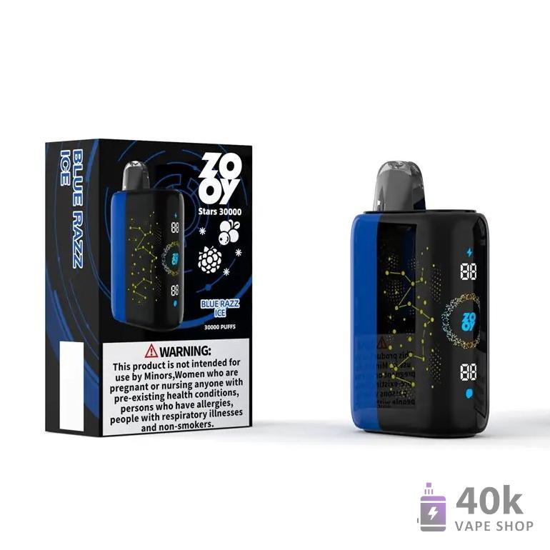 Zooy Star 30000 Disposable Vape - 30K Puffs, Adjustable Airflow & Dual Mesh Coil – Image 4