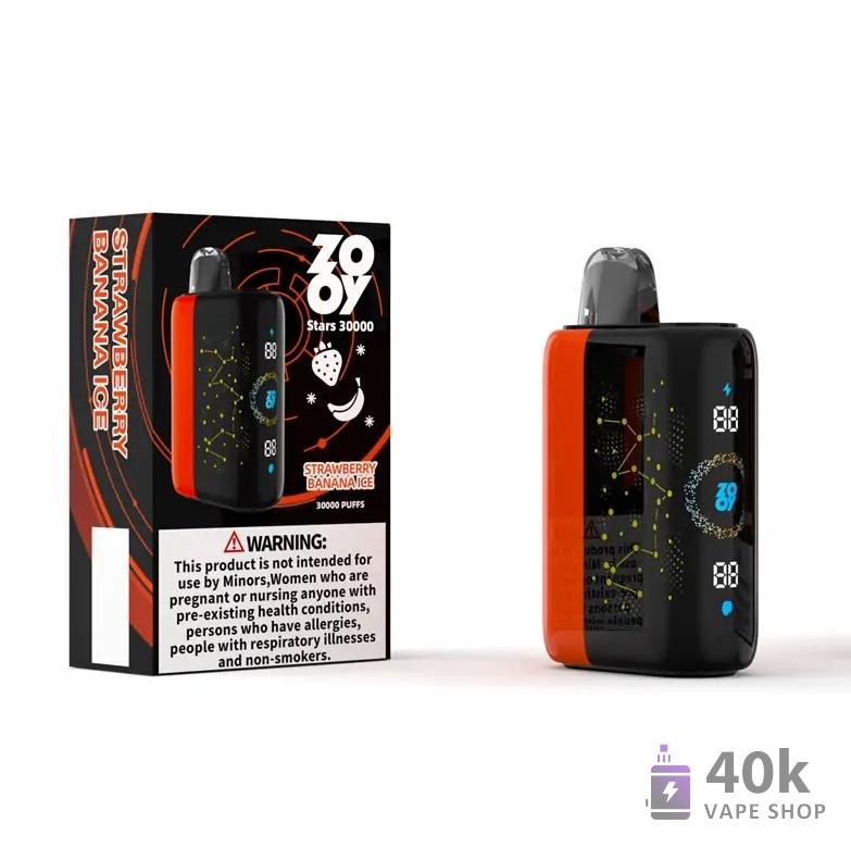 Zooy Star 30000 Disposable Vape - 30K Puffs, Adjustable Airflow & Dual Mesh Coil – Image 2