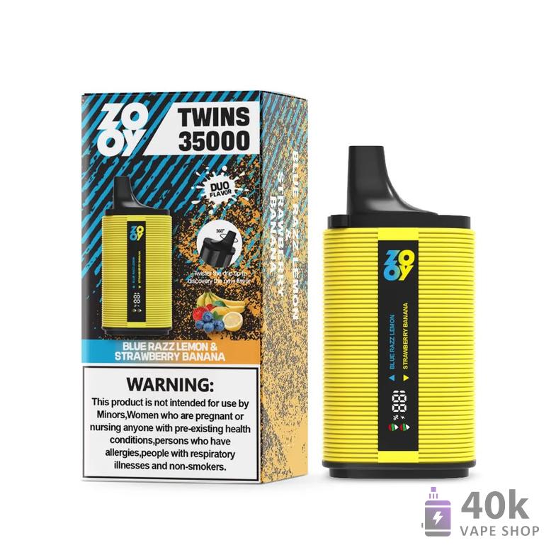 Zooy Twins 35000 Dual Flavor Disposable Vape - 35,000 Puffs – Image 4