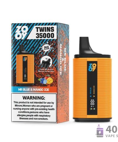 Zooy Twins 35000 Dual Flavor engångsvape - 35 000 puffar
