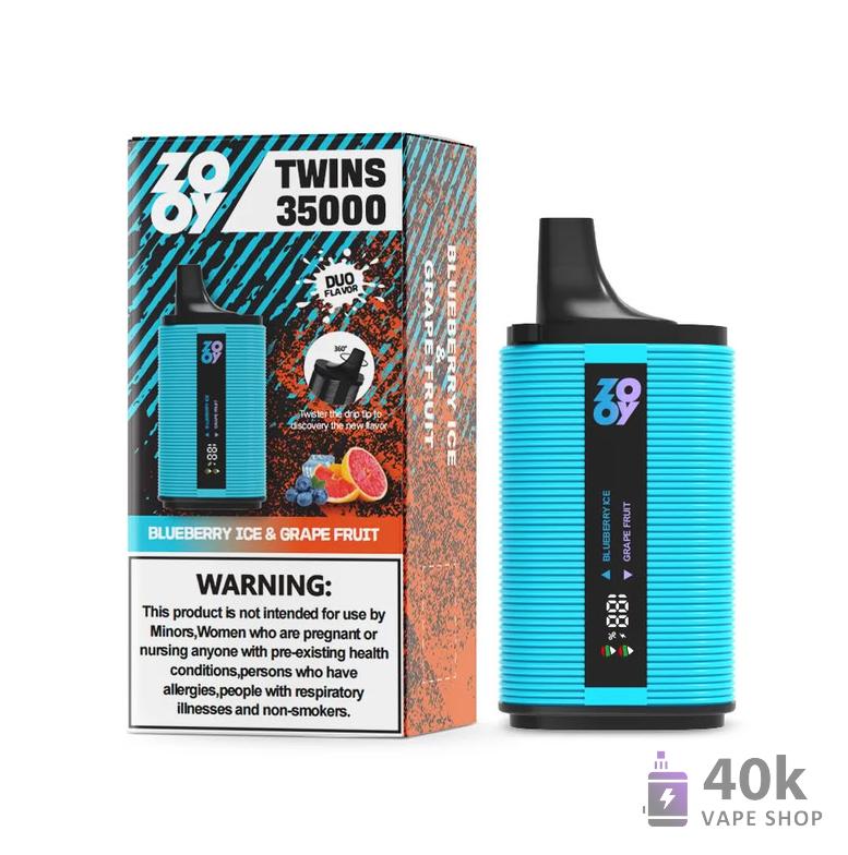 Zooy Twins 35000 Dual Flavor Disposable Vape - 35,000 Puffs – Image 6